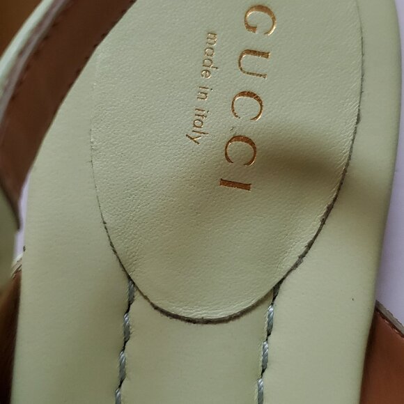 NIB Gucci GG Marmont leather thongs flats - IT 37.5 US 7.5 - Picture 7 of 7